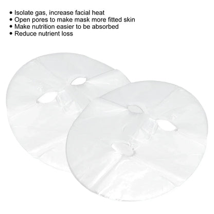 100pcs Facial Mask DIY Preservative Film Disposable Prevent Evaporation Moisture Retention Face Mask Wrapped Paper